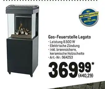 METRO Gas-feuerstelle Legato Angebot