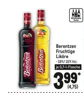 METRO Berentzen Fruchtige Liköre Angebot