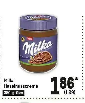 METRO Milka Haselnusscreme Angebot