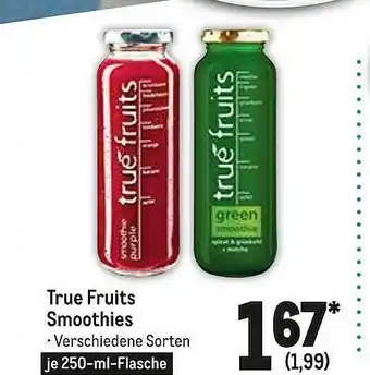 METRO True Fruits Smoothies Angebot