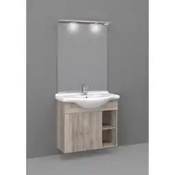 toom Baumarkt Astor Badmöbelset 'Jesolo' 3-teilig braun Angebot