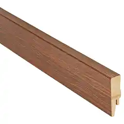 toom Baumarkt Kosche Clip-Sockelleiste gerade 2400 x 58 x 16 mm Lapacho Chocolate Angebot