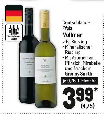 METRO Deutschland - Pfalz Vollmer Angebot