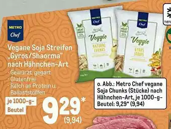 METRO Metro Chef Vegane Soja Streifen „gyros Oder Shaorma“ Nach Hähnchen-art Angebot