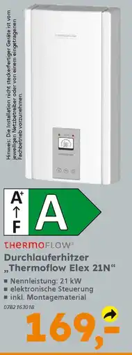 Globus Baumarkt THERMOFLOW Durchlauferhitzer "Thermoflow Elex 21N❝ Angebot