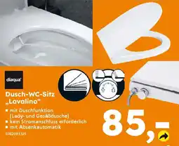 Globus Baumarkt diaqua Dusch-WC-Sitz ,,Lavalino" Angebot