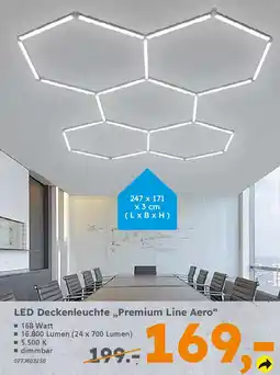 Globus Baumarkt LED Deckenleuchte ,,Premium Line Aero" Angebot