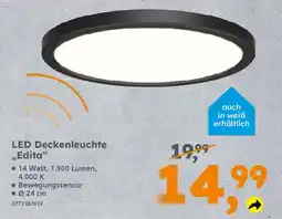 Globus Baumarkt LED Deckenleuchte ,Edita" Angebot