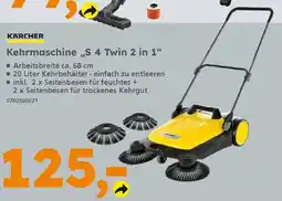 Globus Baumarkt KÄRCHER Kehrmaschine,,S 4 Twin 2 in 1" Angebot