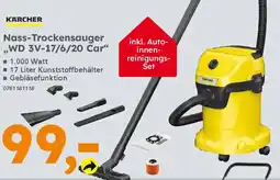 Globus Baumarkt KÄRCHER Nass-Trockensauger "WD 3V-17/6/20 Car" Angebot
