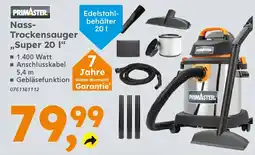 Globus Baumarkt PRIMASTER Nass- Trockensauger ,,Super 20 1" Angebot