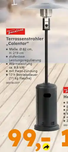 Globus Baumarkt TrendLine Terrassenstrahler "Calentar" Angebot