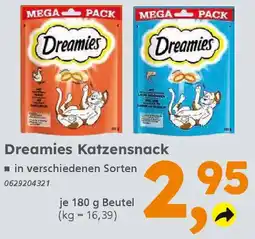 Globus Baumarkt Dreamies Katzensnack Angebot