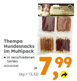 Globus Baumarkt Thempa Hundesnacks im Multipack Angebot