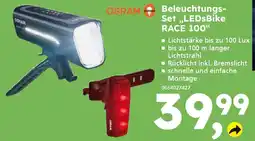 Globus Baumarkt OSRAM Beleuchtungs- Set,,LEDsBike RACE 100" Angebot