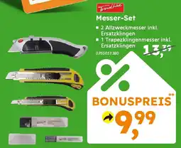 Globus Baumarkt TrendLine Messer-Set Angebot