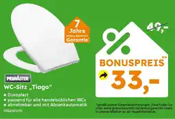 Globus Baumarkt PRIMASTER WC-Sitz,,Tiago“ Angebot