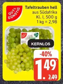 Edeka Tafeltrauben hell Angebot