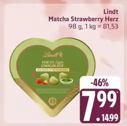 Edeka Lindt Matcha Strawberry Herz Angebot