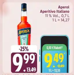 Edeka Aperol Aperitivo italiano Angebot