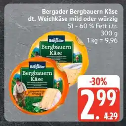Edeka BERGADER Bergbauern-Käse Angebot