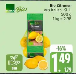 Edeka Bio-Zitronen Angebot