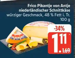 Edeka Frico Pikantje von Antje, niederländischer Schnittkäse Angebot