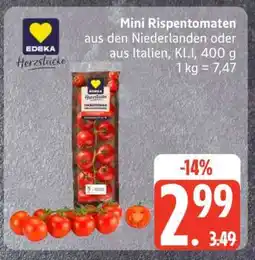Edeka Mini-Rispentomaten Angebot