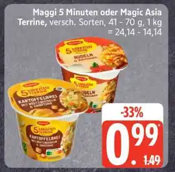 Edeka Maggi 5 Minuten oder Magic Asia Terrine Angebot
