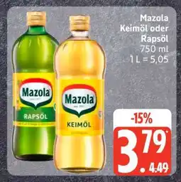 Edeka Mazola Keimöl oder Rapsöl Angebot