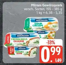 Edeka Milram Gewürzquark Angebot