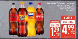 Edeka Coca-Cola Cola oder Limonade Angebot