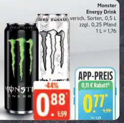 Edeka Monster energy drink Angebot