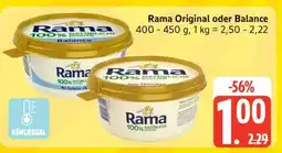 Edeka Rama Original oder Balance Angebot