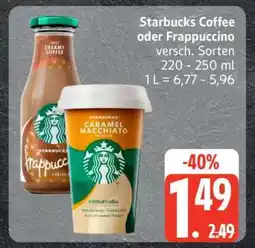 Edeka Starbucks Coffee oder Frappuccino Angebot