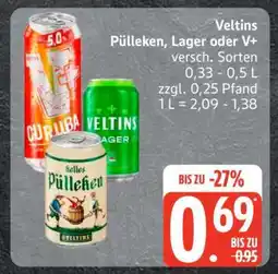 Edeka Veltins Pülleken, Lager oder V+ Angebot