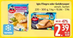 Edeka Iglo Filegro oder Goldknusper Angebot