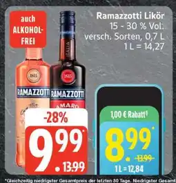 Edeka RAMAZZOTTI Likör Angebot
