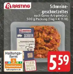 Edeka Schweinegeschnetzeltes nach Gyros-Art Angebot