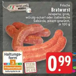 Edeka Frische Bratwurst Angebot