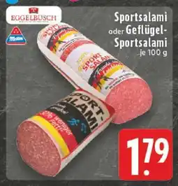 Edeka Sportsalami oder Geflügel-Sportsalami Angebot