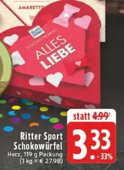 Edeka Ritter Sport Schokowürfel Angebot