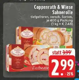 Edeka Coppenrath & Wiese Sahnerolle Angebot