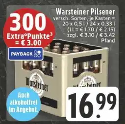 Edeka Warsteiner Pilsener Angebot