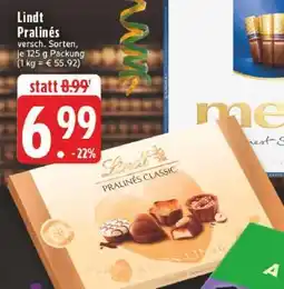 Edeka Lindt Pralinés Angebot