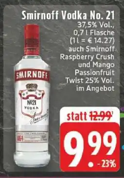 Edeka SMIRNOFF Vodka No. 21 Angebot