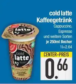 Edeka cold latte Kaffeegetränk Angebot