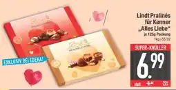 Edeka Lindt Pralinés für Kenner 'Alles Liebe' Angebot