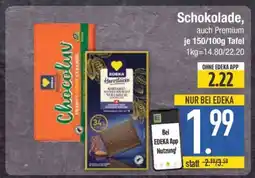 Edeka Schokolade, auch Premium Angebot