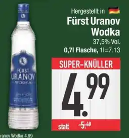 Edeka Fürst Uranov Wodka Angebot